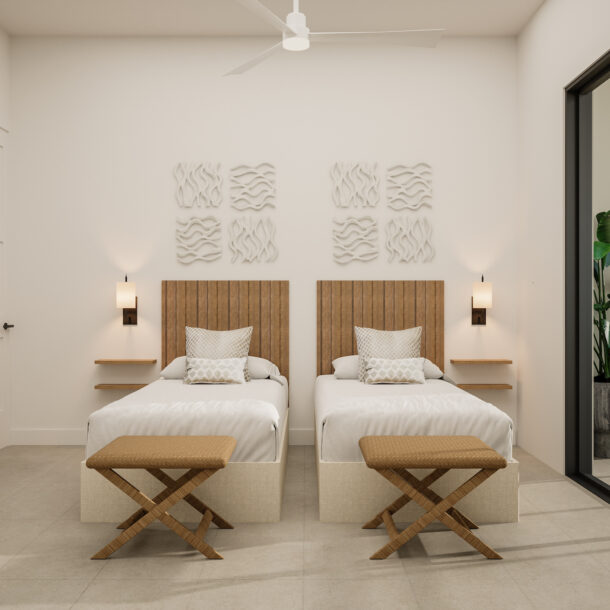 Twin room Turks and Caicos hotel