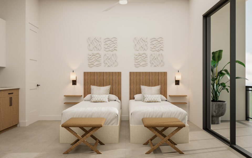 Twin room Turks and Caicos hotel